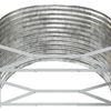 vidaXL Garden Raised Bed Galvanised Steel 175x100x68 cm Silver