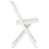vidaXL Folding Garden Chairs 4 pcs PP White
