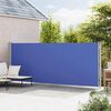 vidaXL Patio Retractable Side Awning 180x600 cm Blue