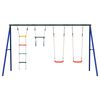 vidaXL Outdoor Swing Set with Swings. Trapeze. Ladder