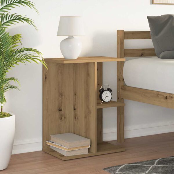 vidaXL Bedside Table Artisan Oak 46.5x29x61 cm Engineered Wood