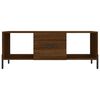 vidaXL Coffee Table Brown Oak 102x50x40 cm Engineered Wood