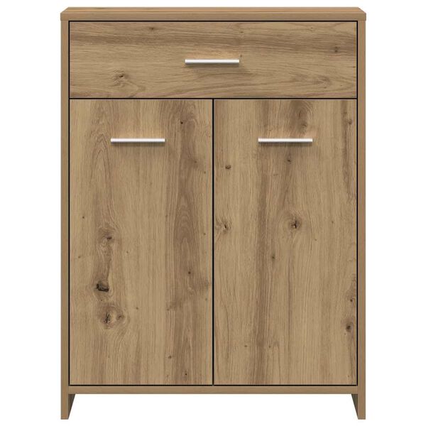 vidaXL Bathroom Cabinet Artisan Oak 60x33x80 cm Engineered Wood