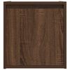 vidaXL Wall-Mounted Bedside Cabinets 2 pcs Brown Oak 38x34x40 cm