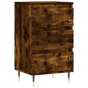 vidaXL Sideboard Smoked Oak 40x35x70 cm Engineered Wood