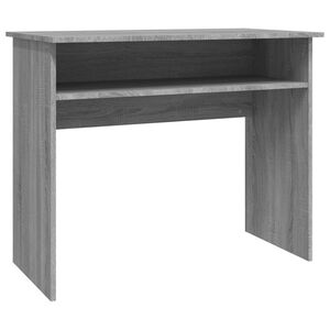 vidaXL Desk Grey Sonoma 90x50x74 cm Engineered Wood