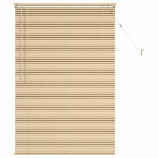 vidaXL Venetian Blind Manual Light Brown with Pattern 150 x 70 cm PVC