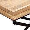 vidaXL Console Table Solid Mango Wood 130x40x80 cm