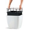 LECHUZA Planter QUADRO LS 35 ALL-IN-ON High-Gloss White 16160