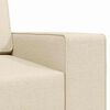 vidaXL Sofa Bed Cream 245 x 78 x 77 cm Fabric