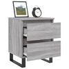vidaXL Bedside Cabinets 2 pcs Grey Sonoma 40x35x50 cm Engineered Wood