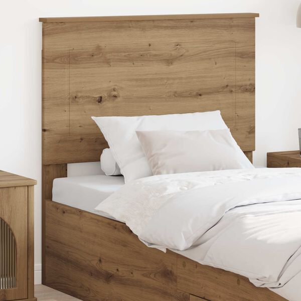 vidaXL Headboard Artisan Oak 75 cm Engineered Wood