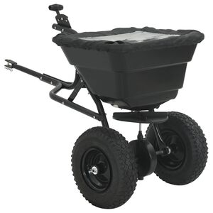 vidaXL Spreader Black 106 x 53 x 75 cm PVC and Steel