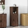 vidaXL Bathroom Cabinet with Storage Brown Oak 30 x 35 x 95 cm