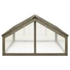 vidaXL Greenhouse Grey 114x80x50 cm Firwood