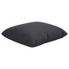 vidaXL Sofa Cushions 4 pcs Black 50x50 cm Fabric