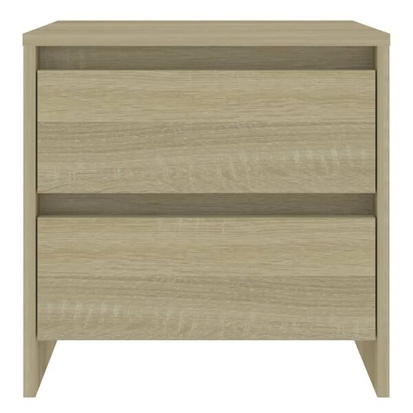 vidaXL Bedside Cabinet Sonoma Oak 45x34.5x44.5 cm Engineered Wood