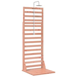 vidaXL Outdoor Shower 225 cm Solid Douglas Wood and Stainless Steel