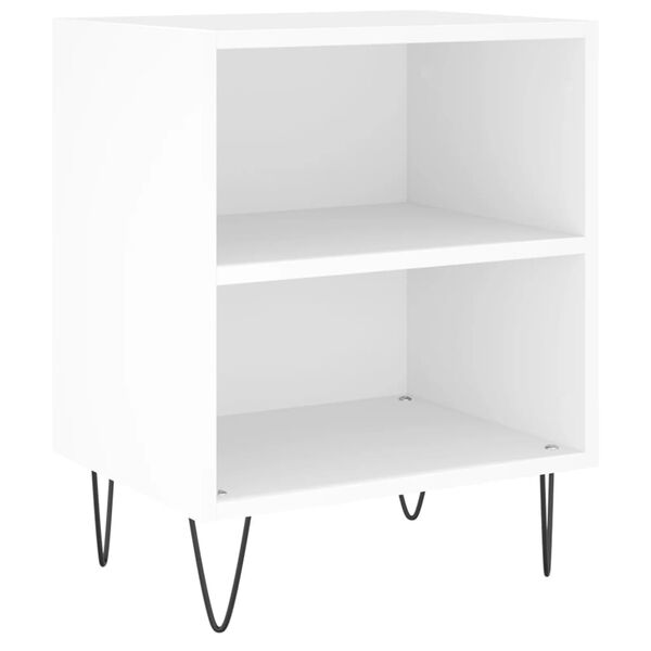 vidaXL Bedside Cabinets 2 pcs White 40x30x50 cm Engineered Wood