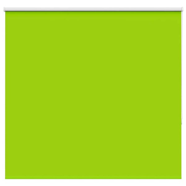 vidaXL Roller Blind Blackout Leaves Green 150x150 cm Fabric Width 146.6 cm Polyester