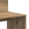 vidaXL Desk with Shelf Artisan Oak 90 x 48 x 101.5 cm Engineered Wood