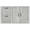 vidaXL Sideboard Concrete Grey 100x33x59.5 cm Engineered Wood