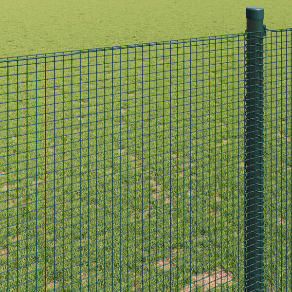 vidaXL Welded Wire Fence Green 0.8 x 10 m
