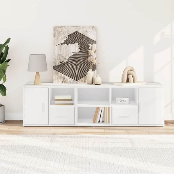 vidaXL Corner Cabinet White 160x40x45 cm Engineered Wood
