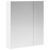 vidaXL Bathroom Mirror Cabinet White 60 x 14.5 x 70 cm Engineered wood