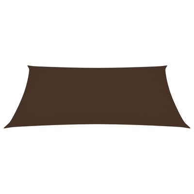 vidaXL Sunshade Sail Oxford Fabric Rectangular 2x4 m Brown