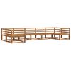 vidaXL Outdoor Sofa Set 7 pcs Natural Solid Acacia Wood