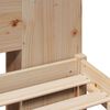 vidaXL Bookcase Bed without Mattress 120x200 cm Solid Wood Pine