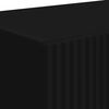 vidaXL TV Wall Cabinet Black 59.5 x 31 x 40 cm Engineered Wood