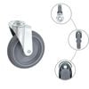 vidaXL Bolt Hole Swivel Casters 4 pcs 125 mm