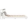 vidaXL Bed Frame without Mattress White 120x200 cm Solid Wood Pine