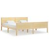 vidaXL Bed Frame without Mattress Solid Wood Pine 180x200 cm Super King