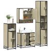 vidaXL 4&nbsp;Piece Bathroom Furniture Set&nbsp;Sonoma Oak Engineered Wood