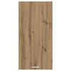 vidaXL Hanging Cabinet Artisan Oak and White 50 x 31 x 100 cm