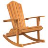 vidaXL Garden Adirondack Rocking Chair Solid Wood Teak
