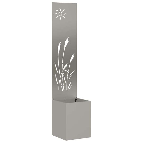 vidaXL Garden Privacy Screen Rusty 32 x 140 cm Weathering steel