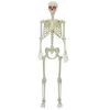vidaXL Halloween Skeleton White 155 x 38.5 cm Polypropylene