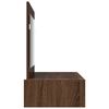 vidaXL Dressing Table Brown 100 x 40 x 70 cm Engineered Wood