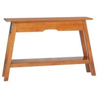 vidaXL Console Table 110x30x75 cm Solid Wood Mahogany