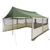 vidaXL Family Tent Green 450 x 400 x 265 cm Polyester and Steel