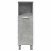 vidaXL Bathroom Cabinet Concrete Grey 30x30x95 cm Engineered Wood