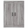 vidaXL Highboard Grey Sonoma 69.5x34x180 cm Engineered Wood