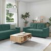 vidaXL Sofa 3 pcs Dark Green Velvet