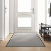 vidaXL Doormat Grey and Black 120 x 250 cm Polypropylene and vinyl