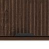 vidaXL Bathroom Cabinet Wall-mounted Brown Oak 39 x 23.5 x 65 cm