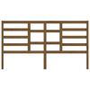 vidaXL Bed Headboard Honey Brown 186x4x104 cm Solid Wood Pine